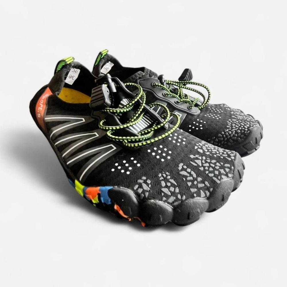 black water toe splay shoes